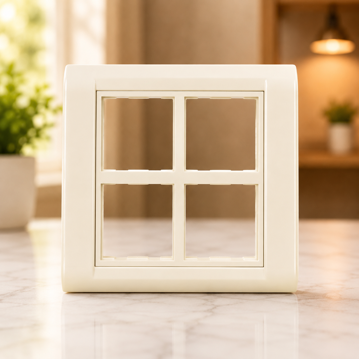 Vinayak 8 Module Square Plate Frame | Premium Polycarbonate Modular Frame | Viyona V-Five Series