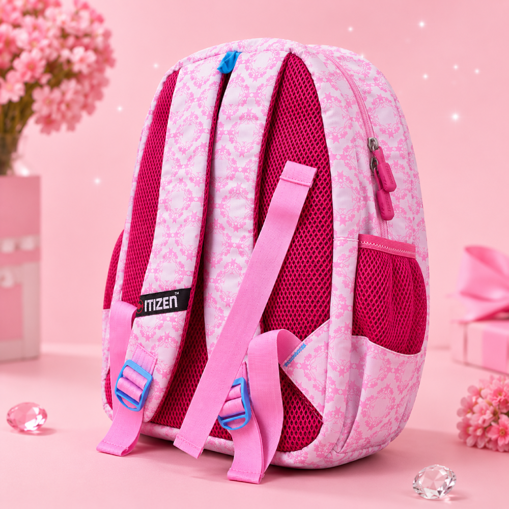 Citizen Disney Frozen Anna & Elsa Kids School Backpack 14 L – Pink | Lightweight School Bag for Girls