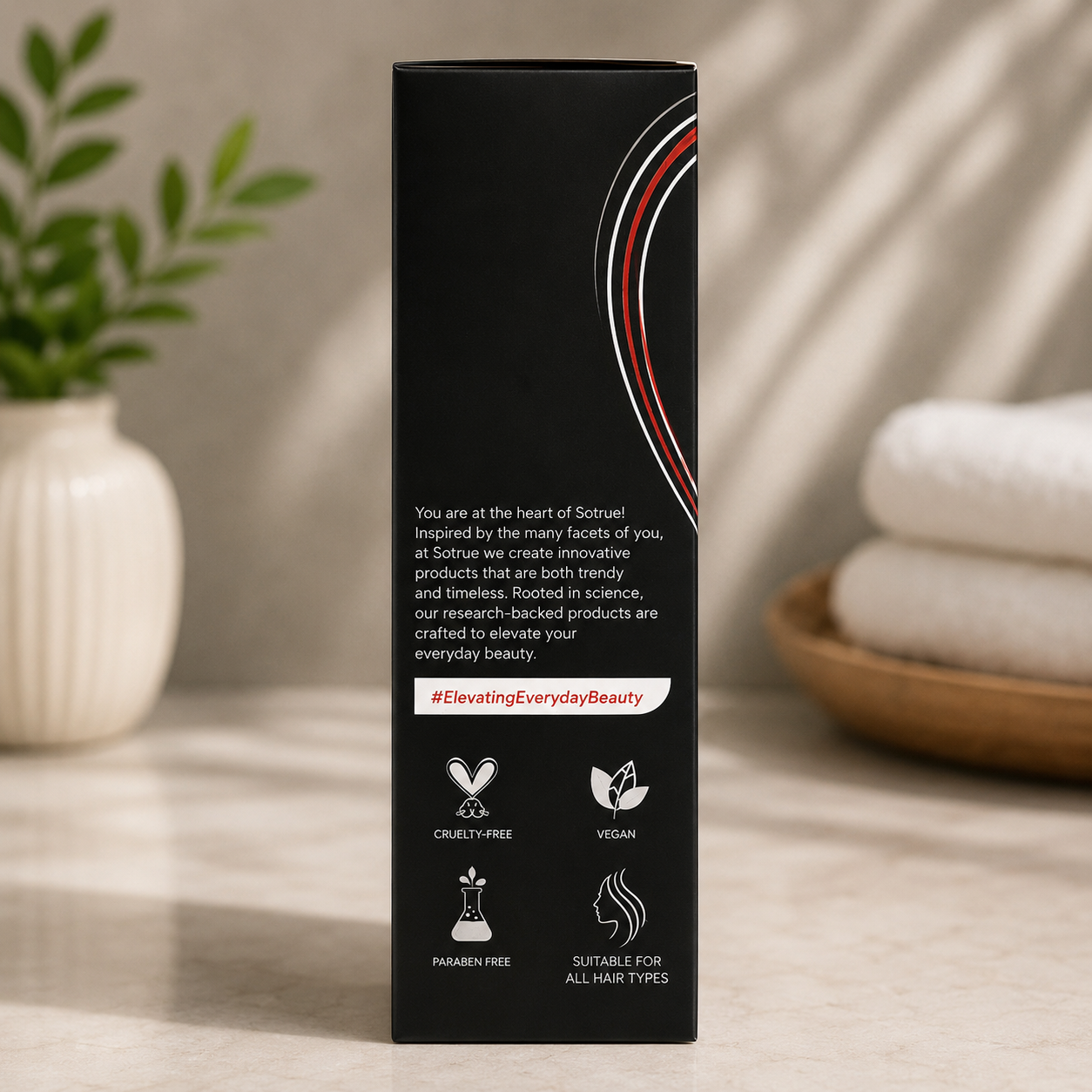 Sotrue Vanity Heat Cheat Hair Protection Mist with Argan Oil | Protects Up to 230°C | Frizz Control & Smooth Finish | Suitable for All Hair Types | 100ml