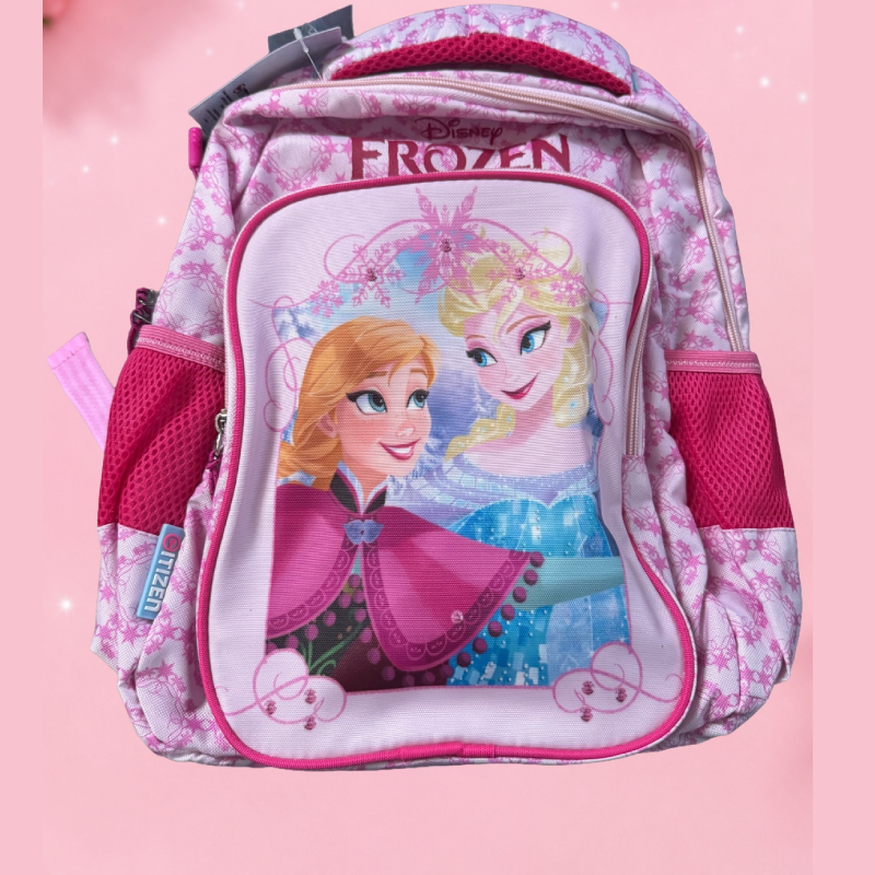 Citizen Disney Frozen Anna & Elsa Kids School Backpack 14 L – Pink | Lightweight School Bag for Girls